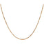 22K Multi-Tone Gold Beaded Flat Chain (6.2 grams)
