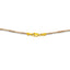 22K Multi-Tone Gold Beaded Flat Chain (6.2 grams)