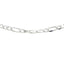 22K White Gold Figaro Chain (12.3 grams)