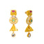 22K Yellow Gold, Emerald, Ruby, & Kundan Necklace Set (51.9gm)