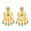 22K Yellow Gold, Emerald, Ruby, & CZ Necklace Set (97.6gm)