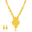 22K Yellow Gold & Beaded Filigree Necklace Set (98.8gm)