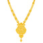 22K Yellow Gold & Beaded Filigree Necklace Set (98.8gm)