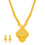 22K Yellow Gold & Beaded Filigree Necklace Set (99.2gm)