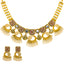 22K Antique Gold & Kundan Necklace Set (58.8 grams)