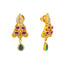 22K Antique Gold & Kundan Necklace Set (36.5 grams)