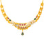 22K Antique Gold & Kundan Necklace Set (36.5 grams)