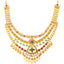 22K Antique Gold & Kundan Necklace Set (78.6 grams)