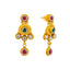 22K Antique Gold & Kundan Necklace Set (37.3 grams)