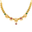 22K Antique Gold & Kundan Necklace Set (32.3 grams)