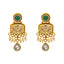 22K Antique Gold & Kundan Necklace Set (32.3 grams)