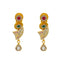 22K Antique Gold & Kundan Necklace Set (33.3 grams)