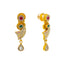 22K Antique Gold & Kundan Necklace Set (33.3 grams)