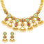 22K Antique Gold & Kundan Necklace Set (76.5 grams)