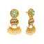 22K Antique Gold & Kundan Necklace Set (76.5 grams)