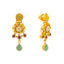 22K Antique Gold & Kundan Necklace Set (43.7 grams)