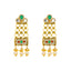 22K Antique Gold & Kundan Necklace Set (84.7grams)