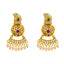 22K Antique Gold & Kundan Necklace Set (42.6 grams)