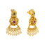 22K Antique Gold & Kundan Necklace Set (42.6 grams)
