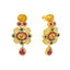 22K Antique Gold & Kundan Necklace Set (64 grams)