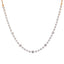 18K Rose Gold & 0.85ct Diamond Necklace (9.21gm)