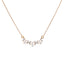 18K Rose Gold & 0.19ct Diamond Necklace (2.26gm)