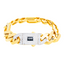 22K Gold & CZ Chain Link Bracelet (40.7 grams)