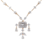 18K Rose Gold & 0.47ct Diamond Necklace (7.02gm)