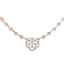 18K Rose Gold & 0.28ct Diamond Necklace (7.23gm)