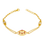 22K Yellow Gold, Ruby  & CZ Bracelet (7 grams)