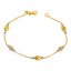 22K Multi-Tone Gold Bracelet (4.9 grams)