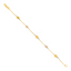 22K Multi-Tone Gold Bracelet (4.9 grams)