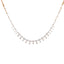 18K Rose Gold & 1.09ct Diamond Necklace (8.03gm)