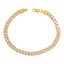 22K Multi-Tone Gold Link Bracelet (15.5 grams)
