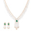 18K Rose Gold & 3.2ct Diamond Necklace Set (44.34gm)
