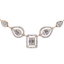 18K Rose Gold & 0.87ct Diamond Necklace (8.04gm)