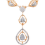 18K Rose Gold & 0.81ct Diamond Necklace (13.91gm)