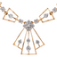 18K Rose Gold & 0.31ct Diamond Necklace (8.99gm)
