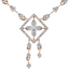 18K Rose Gold & 0.35ct Diamond Necklace (6.9gm)