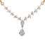 18K Rose Gold & 0.32ct Diamond Necklace (6.25gm)