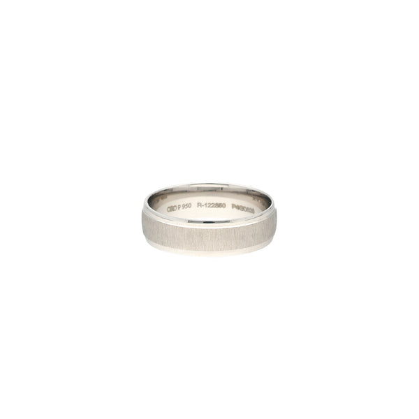 Platinum Band (7.1gm) | 



Unveil the elegance of platinum gold with this men's 22k band by Virani Jewelers. Designed fo...