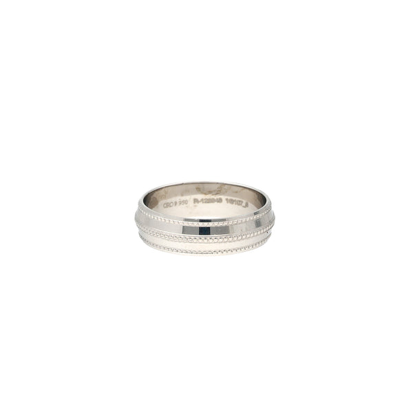 Platinum Band (8.2gm) | 



Adorn yourself with the epitome of luxury - this men's 22k platinum gold band by Virani Jewel...