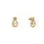 22K Yellow Gold & CZ Pendant Necklace Set (9.5gm)