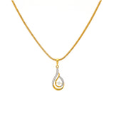 22K Yellow Gold & CZ Pendant Necklace Set (9.5gm) | 



Unveil the allure of this stylish 22k yellow gold pendant necklace and earring set by Virani ...