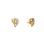 22K Yellow Gold & CZ Pendant Necklace Set (11gm)