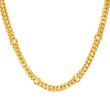 22K Yellow Gold 22in Link Chain (46.6gm) | Indulge yourself in luxury with this exquisite 22k gold chain for men by Virani Jewelers. With it...