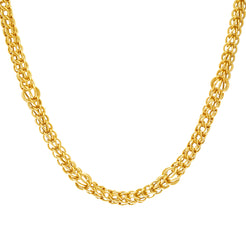 22K Yellow Gold 22in Figaro Chain (46.6gm)