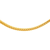 22K Yellow Gold 20in Link Chain (18.3 gm) | Elevate your look with this classic 22k yellow gold link chain for men by Virani Jewelers. With i...