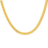 22K Yellow Gold Link Chain (56.3gm) | Adorn your neckline with the sophistication of fine gold craftsmanship wearing this exquisite 22k...