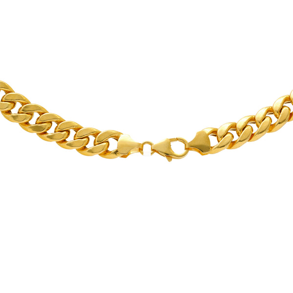 22K Yellow Gold Link Chain (86.5gm) | Make a statement of refined taste with our 22k gold link chain for men by Virani Jewelers. Design...